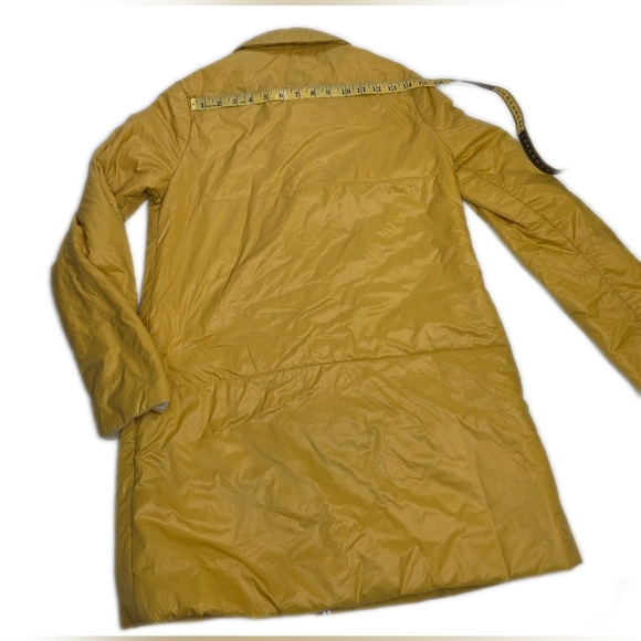 Cozy bright Yargici Light Quilted Yellow Zip Up Jacket With Pockets..small - Picture 8 of 12